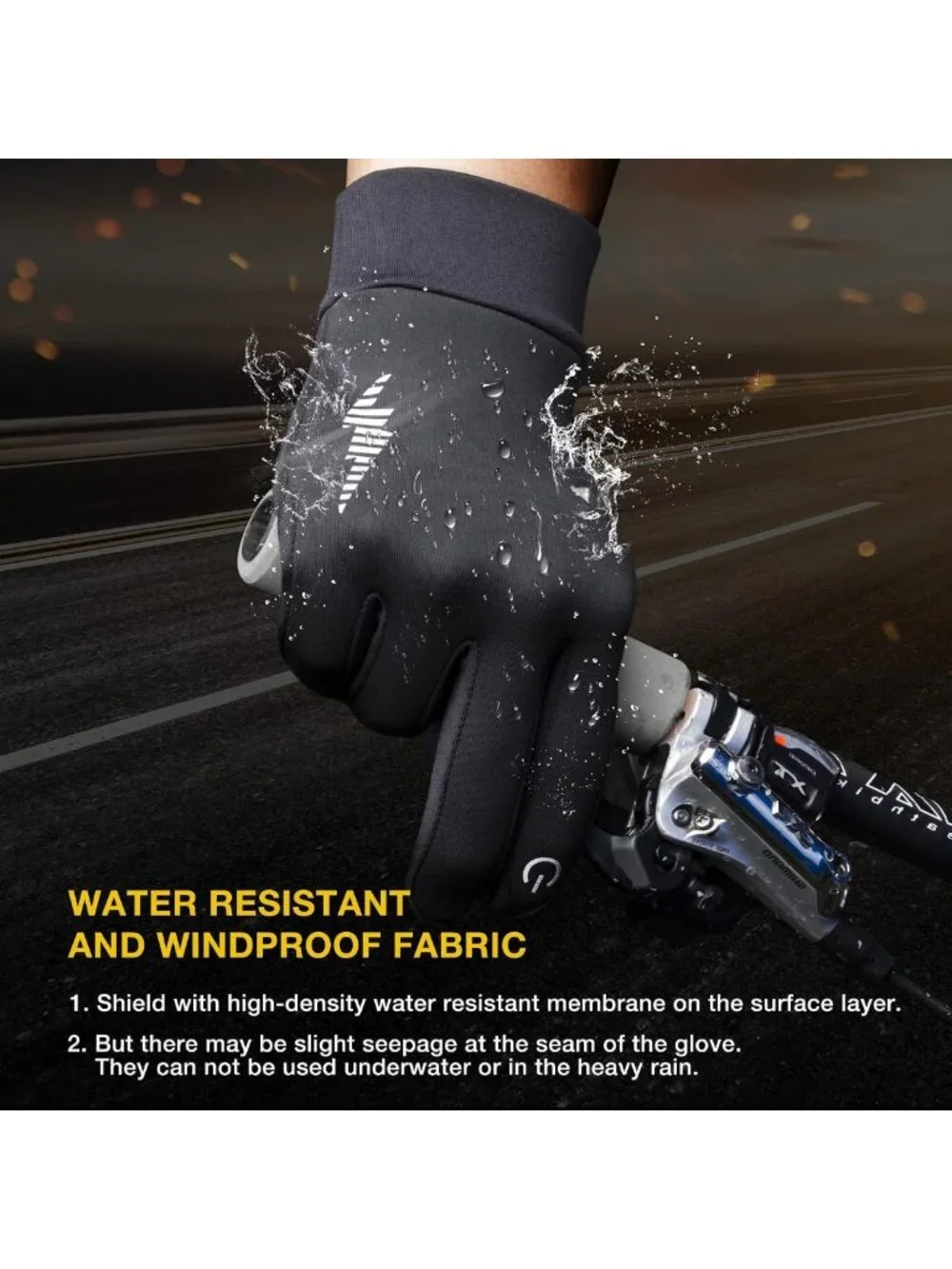 Warm Thermal Touch Screen Gloves for Men & Women - Non-Slip Ski & Snow Liner for